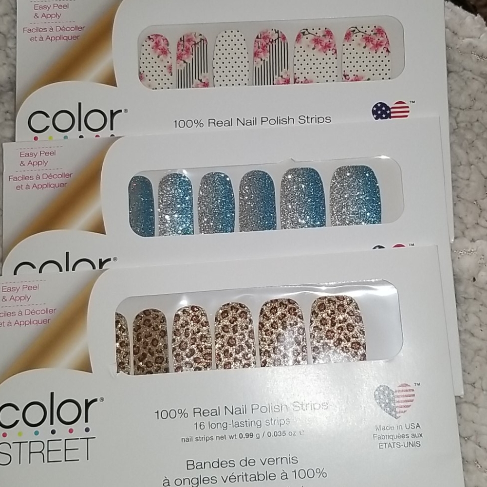 Set of 3 retired color street shades